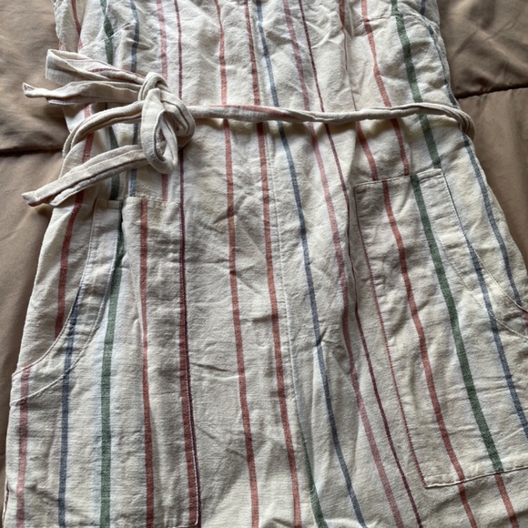American Eagle V-Neck Striped Jumpsuit - Picture 9 of 10